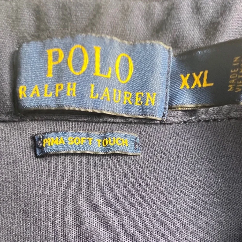 Polo Ralph Lauren Men's Navy Blue‎ Pima Cotton Classic Fit Polo Shirt XXL